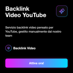 Backlink Video YouTube 🔗 • SEO e Link Building - Backlink Video YouTube: Servizio backlink video pensato per YouTube, gestito manualmente dal nostro team