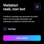 Backlink Video YouTube 🔗 • SEO e Link Building - Visitatori reali, non bot: Il traffico è pensato per provenire da utenti reali e non da script automatici, per mantenere credibili le metriche del sito