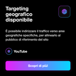 Backlink Video YouTube 🔗 • SEO e Link Building - Targeting geografico disponibile: È possibile indirizzare il traffico verso aree geografiche specifiche, per allinearlo al pubblico di riferimento del sito