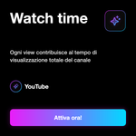 Visualizzazioni YouTube High Retention ⏱️ • Retention Alta - Watch time: Ogni view contribuisce al tempo di visualizzazione totale del canale