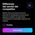 Visualizzazioni YouTube Monetizzabili 💰 • Condizioni del servizio