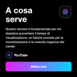 Tempo di visione YouTube 📺 • Ore watchtime per video compatibile